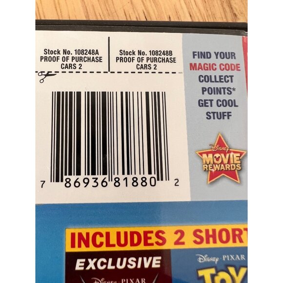 Cars 2 2011 DVD + Blu-Ray 2-Disc Combo Pack Disney Pixar Movie Pre-Owned - Picture 4 of 5